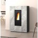 La Nordica Extraflame Marilena Plus AD 8kW Estufa de Pellets Estrecha Negra