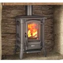 Nordica Extraflame Fedora 8.3kW Stufa a legna in acciaio nera