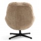 Fauteuil Pivotant Molo tissu sable VeryForma