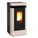 Lucia Plus 12 kW Pelletkachel met kanalen La Nordica Extraflame Taupe