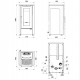 Dahiana Plus VFS 10 kW Estufa de pellets canalizada La Nordica Extraflame Ivory