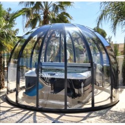 Sfero Abrilios Round Sliding Enclosure 3.74m Transparent