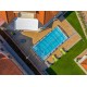 Linea Flat Pool Enclosure Abrilios Telescopic for Pool 600x300