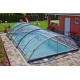 Abri de Piscine Zen mi-haut Abrilios Télescopique pour piscine 600x300