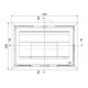 Ferlux F-900 Large 11.8 kW Turbo Ventilated Wood Insert