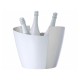 Tin Poli white BigVersso OA1710 champagne bucket