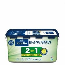 Peinture d'Apprêt Ripolin Blanc Satiné 2,5 L