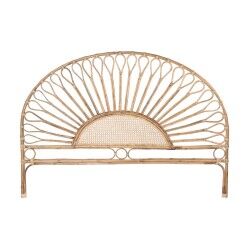 Tête de lit DKD Home Decor Naturel Tournesol Bois Rotin 178 x 4 x 90 cm 178 x 4 x 127 cm