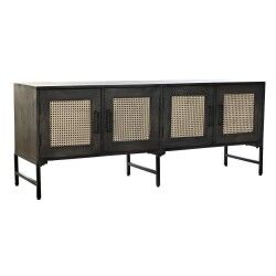 Credenza DKD Home Decor Marrone Rattan Legno di mango (155 x 40 x 61,5 cm)