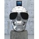 AeroSkull HD Plus Bluetooth Speaker Jarre Technologies Crome Prata