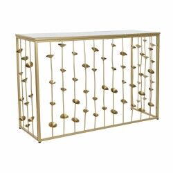 Consola DKD Home Decor 120 x 43 x 81 cm Espejo Dorado Metal