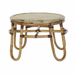 Table d'appoint DKD Home Decor Bambou Rotin (60 x 60 x 42 cm)